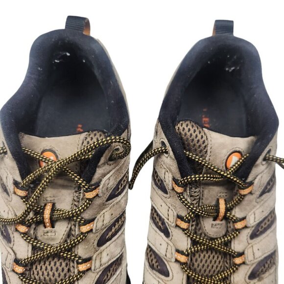 Merrell Mens Moab 2 Vent Hiking Shoes Size 8.5 Taupe Suede Cabincore - Picture 9 of 15